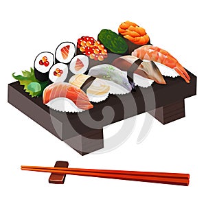 Food Illustration : Japanese Food Illustration