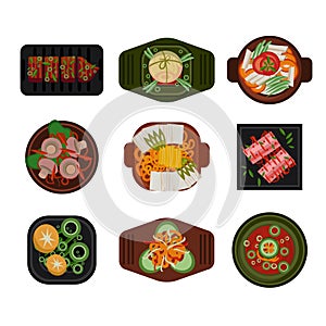 Food Illustration Korean food Vector