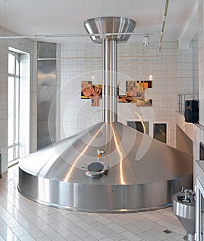 food industry brewery - fermentation tanks and beer brewing plants