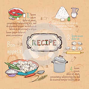 Food ingredients recipe