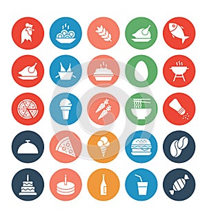 Food Isolated Vector icons set that can easily modify or edit  Food Isolated Vector icons set that can easily modify or edit