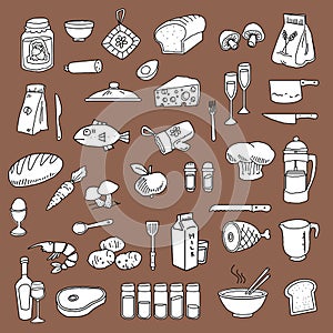Food, kitchen related items