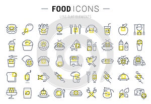 Food Line Icons
