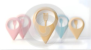 Food Location Pin: Finding Restaurants on the Map