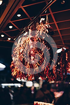 Food Market place in Barcelona photo