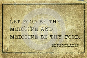 Food medicine Hippocrates