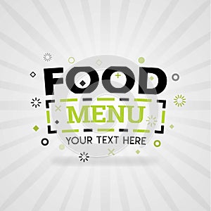 Food menu covers banners for home cooked dinner restaurants and the culinary industry