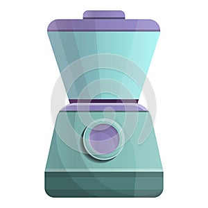 Food mixer icon, cartoon style