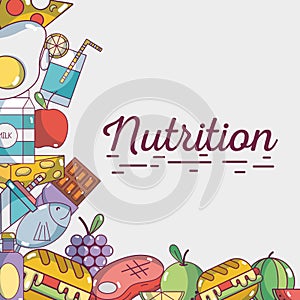 Food natural nutricion ingredients background photo