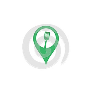 Food Point Logo Design Concepts. F