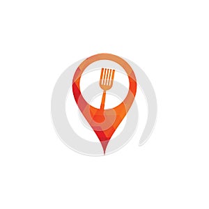 Food Point Logo Design Concepts. F