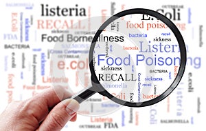 Food Poisoning inspection concept photo