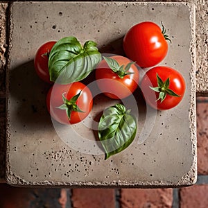 Food preparation, fresh vegetarian ingredients for italian meal