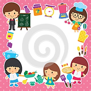 Food preparation and kids layout design