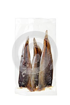 Food preservation of catfish in vacuum plastic package