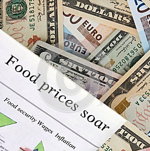 Food prices soar photo