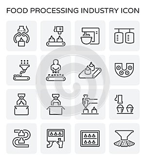 Food processing icon