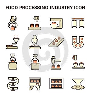 Food processing icon