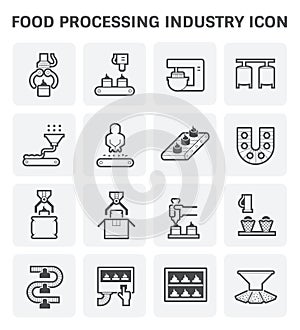Food processing icon