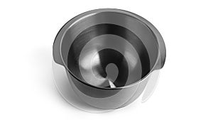 Food processor bowl isolated on a white background.