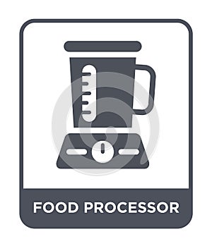 food processor icon in trendy design style. food processor icon isolated on white background. food processor vector icon simple