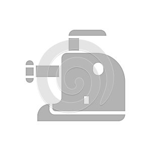 Food processor icon on white background, vector illustration