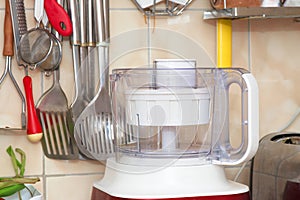 Food processor and kitchen utensils