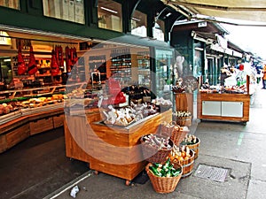 Food products of the market in Vienna Der Naschmarkt, Wien - Austria