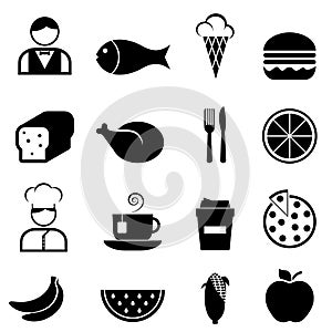 Food and restaurant icons