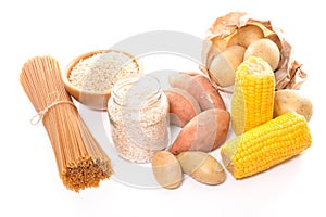 Food rich in carbohydrate