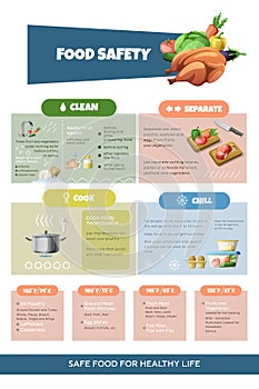Food Safety Catergories Infographics