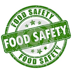 Food safety rubber stamp