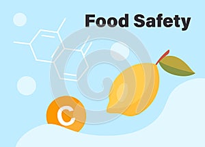 Food safety vector poster