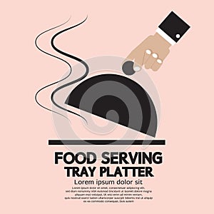 Food Serving Tray Platter.