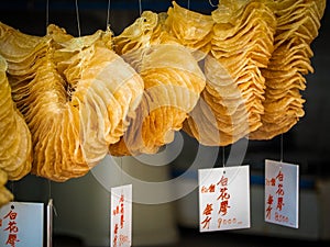 Food in Tai O fishing village, Hong Kong