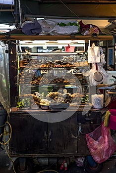 Food stand in street of Taipei