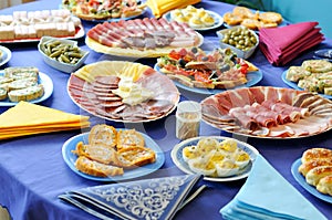Food table photo