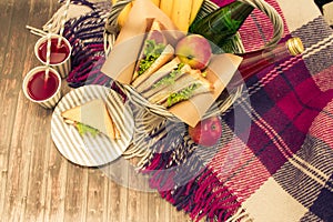 Food and things for a picnic