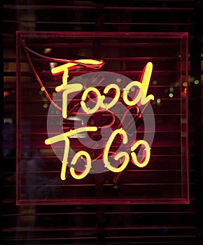 Food To Go sign