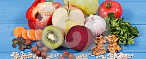 Food to treat gout inflammation and for kidneys health. Healthy lifestyles