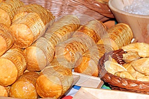 Food at the traditional streetmarket