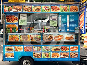 Food Trucks vendors in New York City, USA