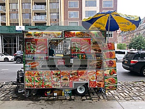 Food Trucks vendors in New York City, USA