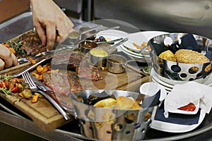 Food wastage, mostly seeing in hotels and party events