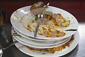 Food wastage, mostly seeing in hotels and party events