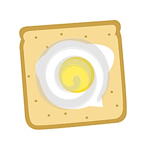 Yammy breakfast bread egg