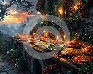 Foodie adventure in a magical realm photo