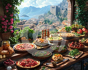 Foodie adventure in a magical realm photo