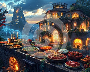 Foodie adventure in a magical realm photo