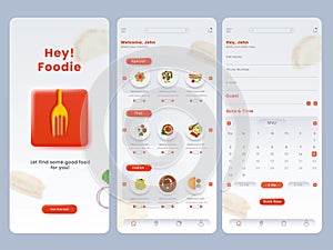 Foodies Restaurant App UI Kit For Publishing